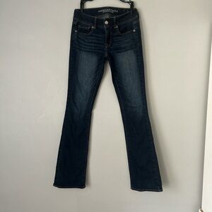 American Eagle Outfitters Women's Deep Indigo Boot Cut Jeans